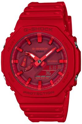 Часы Casio G-Shock (Официальный японский продукт) Carbon Core Guard GA-2100-4AJF Мужские Красные