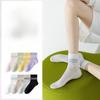 Женские весенне-летние дезодорирующие, влагопоглощающие, дышащие носки-гольфы из чистого хлопка