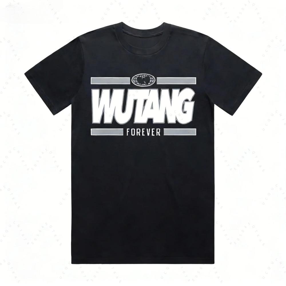 Постер альбома Wu Tang Clan Периферия Печатная футболка Классический уличный Хип-хоп Музыка Модная футболка Мужская Женская Оверсайз Харадзюку Топы