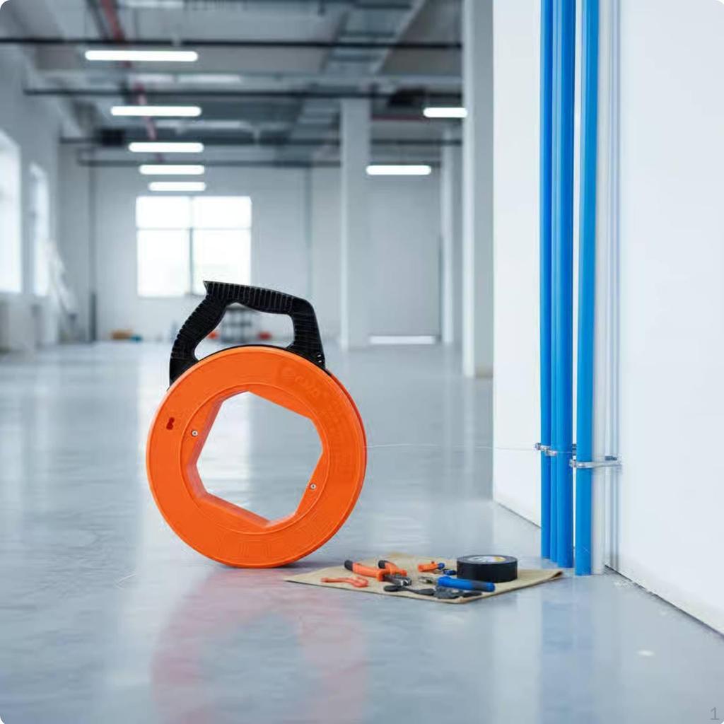 Conduit Wire Guide LaborSaving Reel Improves Efficiency cord Threading Tool for DIY