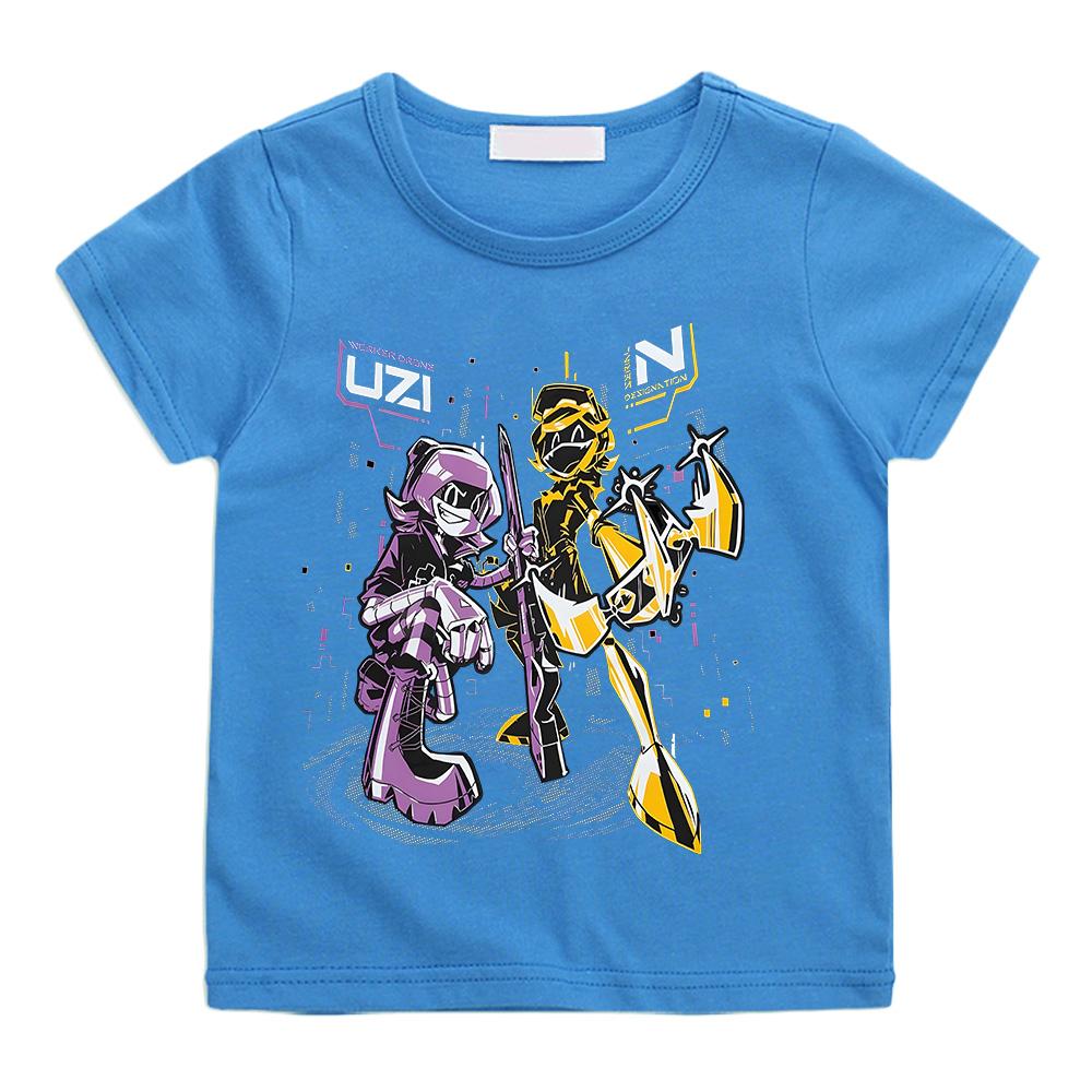 Murder Drones N and Uzi T-shirts Fashion Boys Girls Cotton Hot Anime Tees Teen Children Short Sleeve Clothes Cool Kids Tshirts