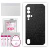 apgo Protective Skin Sticker for the Back Compatible with Blackview BV9900 Pro, Wrap Film, Foil, Vinyl - Pattern Black Honeycomb