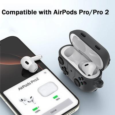 Для Airpods Pro 3/Pro 2/4 Чехол-накладка Дизайн игровой консоли Чехол для AirPod 4 Силиконовый защитный чехол для Apple AirPods Pro 3/Pro 2