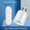 Intelligent Remote-Control E27 Wireless Lamp Base with Delay Switch for Bedroom