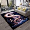3D China Dragon Myth Art Cartoon Carpet Rug for Home Living Room Bedroom Sofa Doormat Decor,Kid Play Area Rug Non-slip Floor Mat