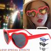 Novel Romantic Fashion Women Gift At Night Heart-shaped Special Effects Glasses Sunglasses