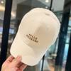 Корейская вышитая бейсболка с алфавитом для мужчин и женщин, для молодых пар, студентов, бейсболка с жестким верхом, японская ретро-солнцезащитная шляпа