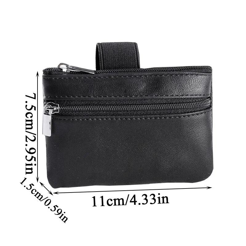 Женский кошелек для монет, мини-сумка из искусственной кожи на запястье, чехол для телефона на молнии, держатель для ключей