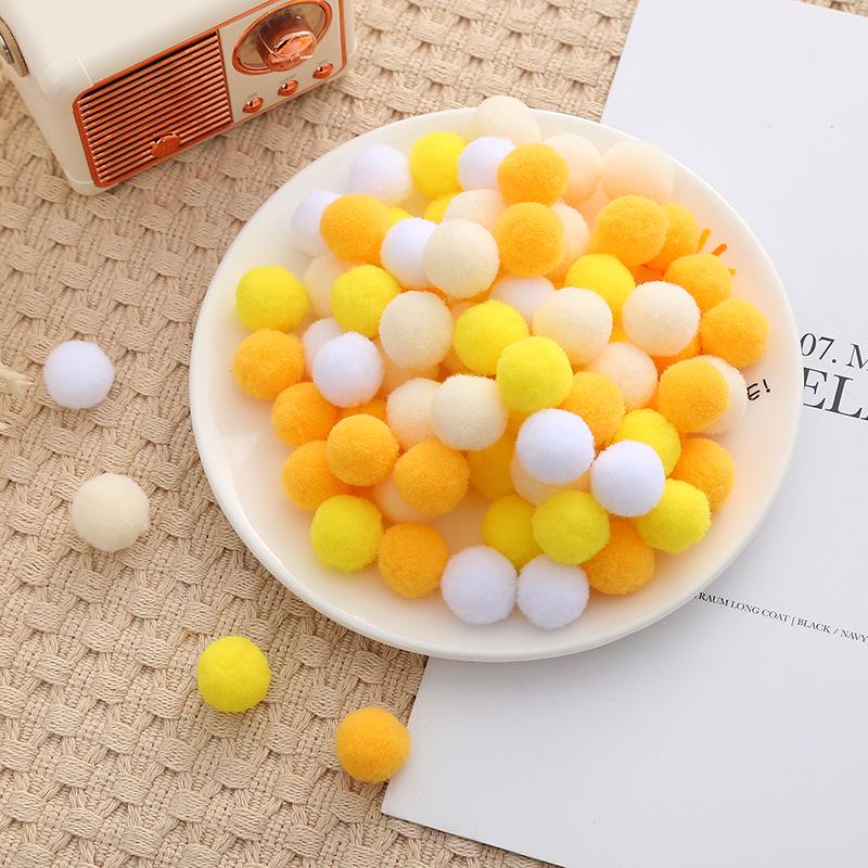 Colorful High Elastic Pom-Pom Embellishments - Free Same Day Shipping, In Stock, DIY Accessories, Large Plush Balls