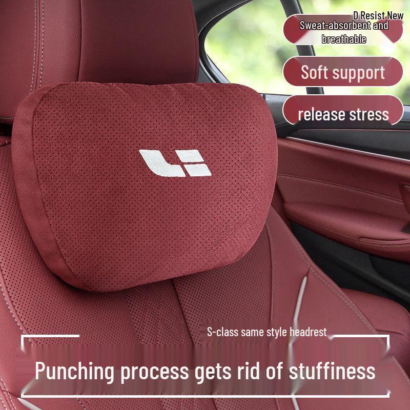 Compatible Neck Pillow & Lumbar Support for Ideal One/L7/L8/L9 Car Models - Headrest & Interior Modification