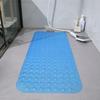 PVC Bathroom Anti-Slip Mat with Suction Cups, 100x40 Cm, for Bathtubs