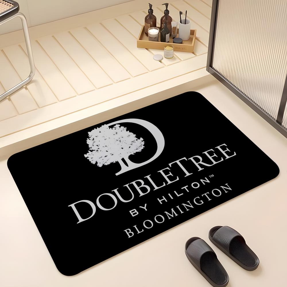 Модный коврик для пола D-DoubleTree by Hilton, впитывающий коврик, нескользящий коврик для входа в ванные комнаты, туалеты и туалеты