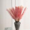 4 Pack 80cm Fluffy Pampas Grass Artificial Pampas Table Vase Decoration Large Dried Flower Bouquet Home Wedding Party Birthday Mother's Day Decoration
