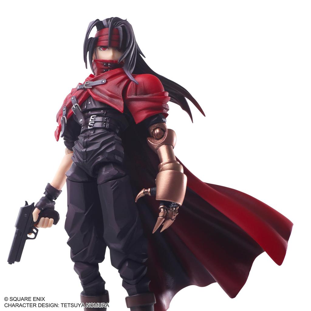 Final Fantasy VII Bring Arts Винсент Валентайн ПВХ Раскрашенная Фигурка Действия