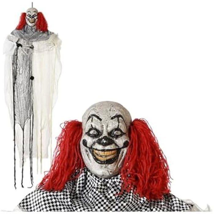 Décoration de fête - BigBuy Home - Clown Halloween 175 cm - Multicolore - Objets décoratifs - Mixte