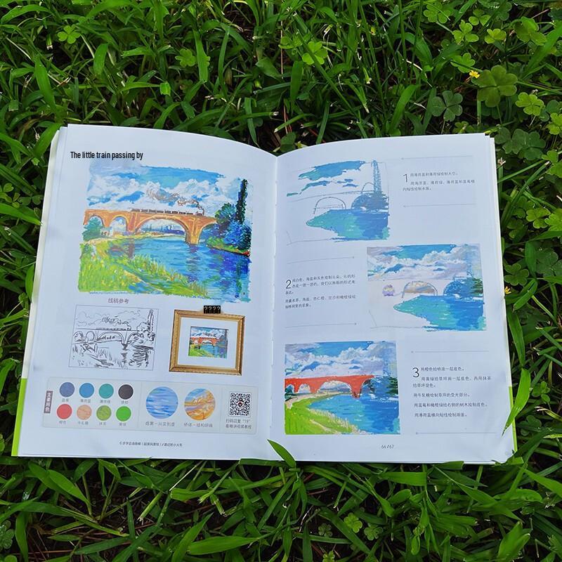 6-Step Oil Pastel Landscape Painting Guide