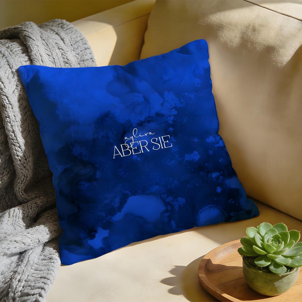 Cushion Cover Washed Linen Soft Breathable Decorative Case for Sofa Home Pillow cover AAyliva Singer