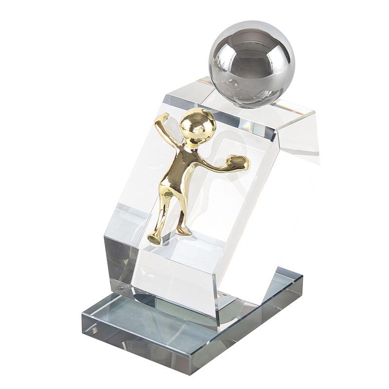 Креативная геометрическая статуэтка для скалолазания из кристаллов, скульптура, украшение для персонажа, модель дома, виллы, отеля типа «постель и завтрак», светильник, роскошные аксессуары