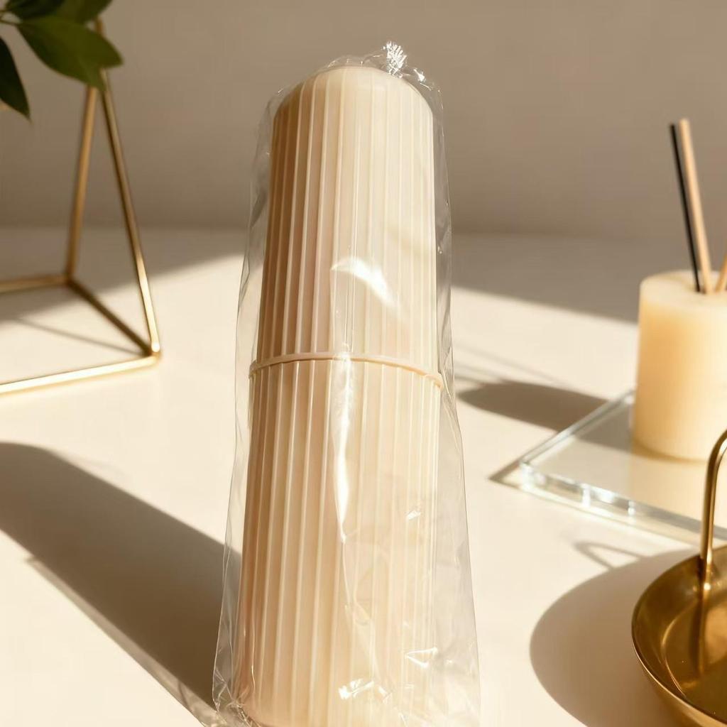 Портативный держатель для зубной щетки и стакана для полоскания рта для путешествий