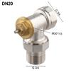 M30x1.5mm Thread Brass Angle Valve 85 Tilt Positioning Ambient Temperature Control For Heating Systems For Home Heating