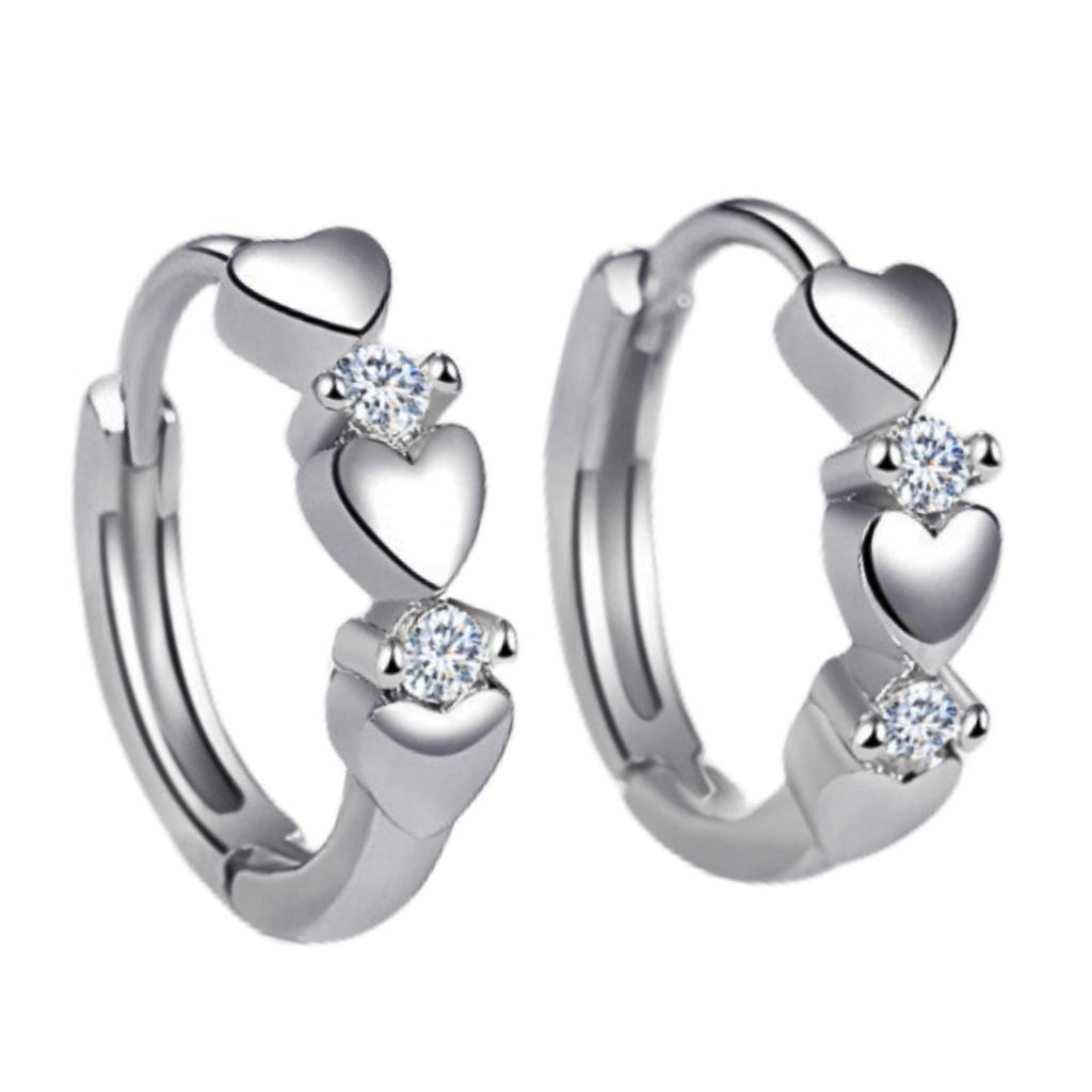 Корейская версия темперамента, персональная пряжка для ушей в форме сердца, инкрустированные серьги Elberry, кольцо для ушей, ювелирные изделия с пряжкой для ушей Early Love