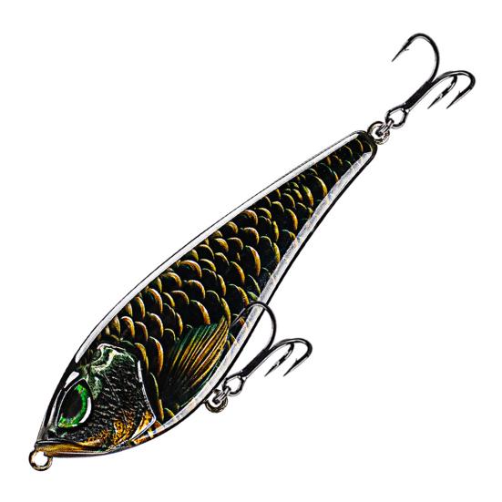 Рыболовная приманка с тройным крючком, 3D глаза, реалистичный вид, яркие цвета, естественная плавательная поза, жесткая приманка, искусственная приманка