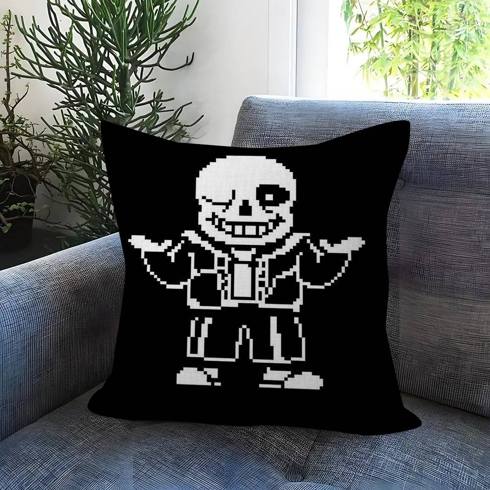 Милая Подушка Hundertale SansW Подарок Декор для Дома и Офиса Подушка для Спальни Дивана Автомобиля Наволочка