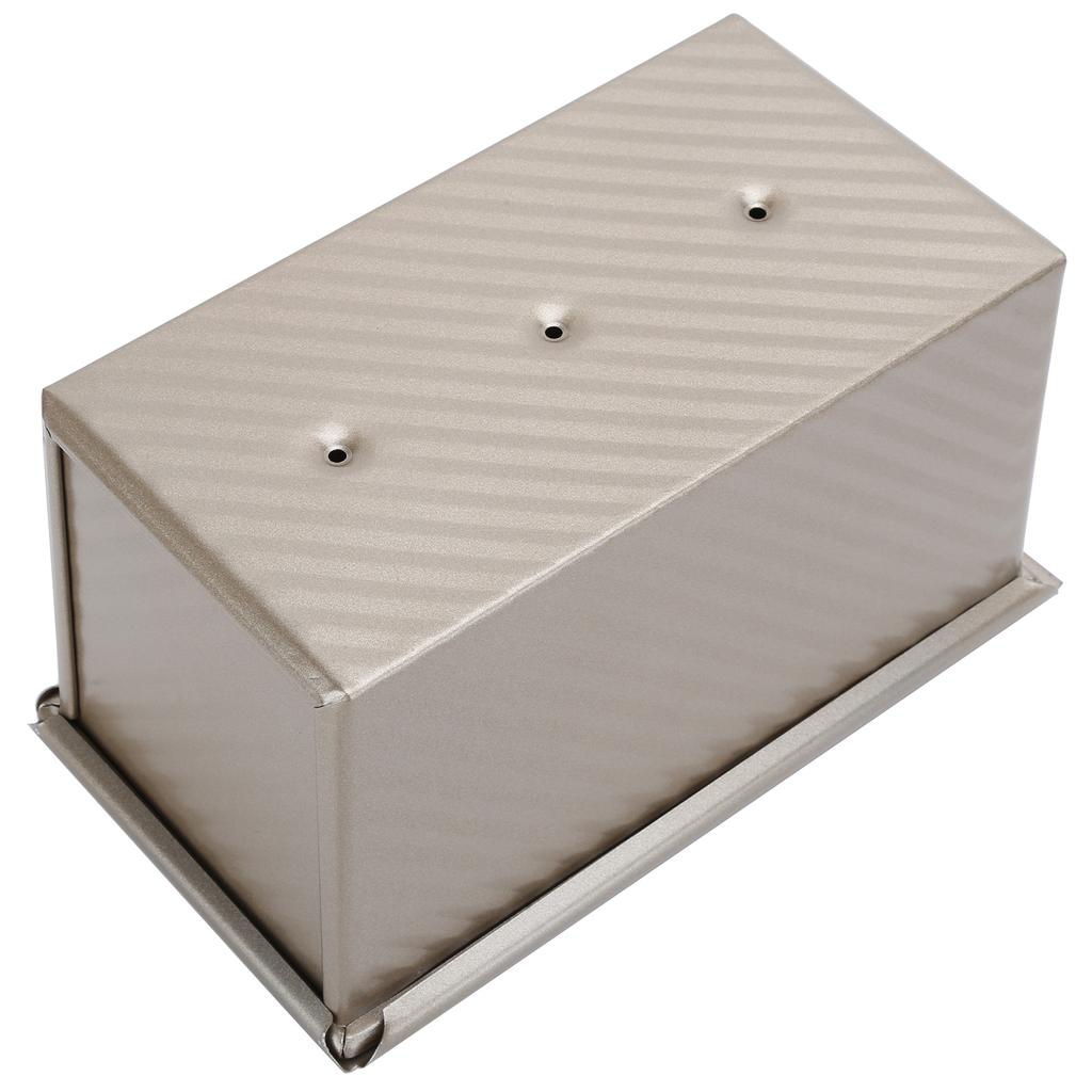 Форма для хлеба, коробка, золотистая, бытовая, антипригарная, форма для выпечки с крышкой, кухонные принадлежности