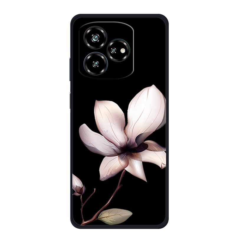 Чехол For ZTE Axon 60 Lite Чехол Милый Мультяшный Кот Черный Силиконовый Мягкий Чехол для Телефона Для ZTE Blade V60 Axon 60 Задняя Крышка Чехол 60lite
