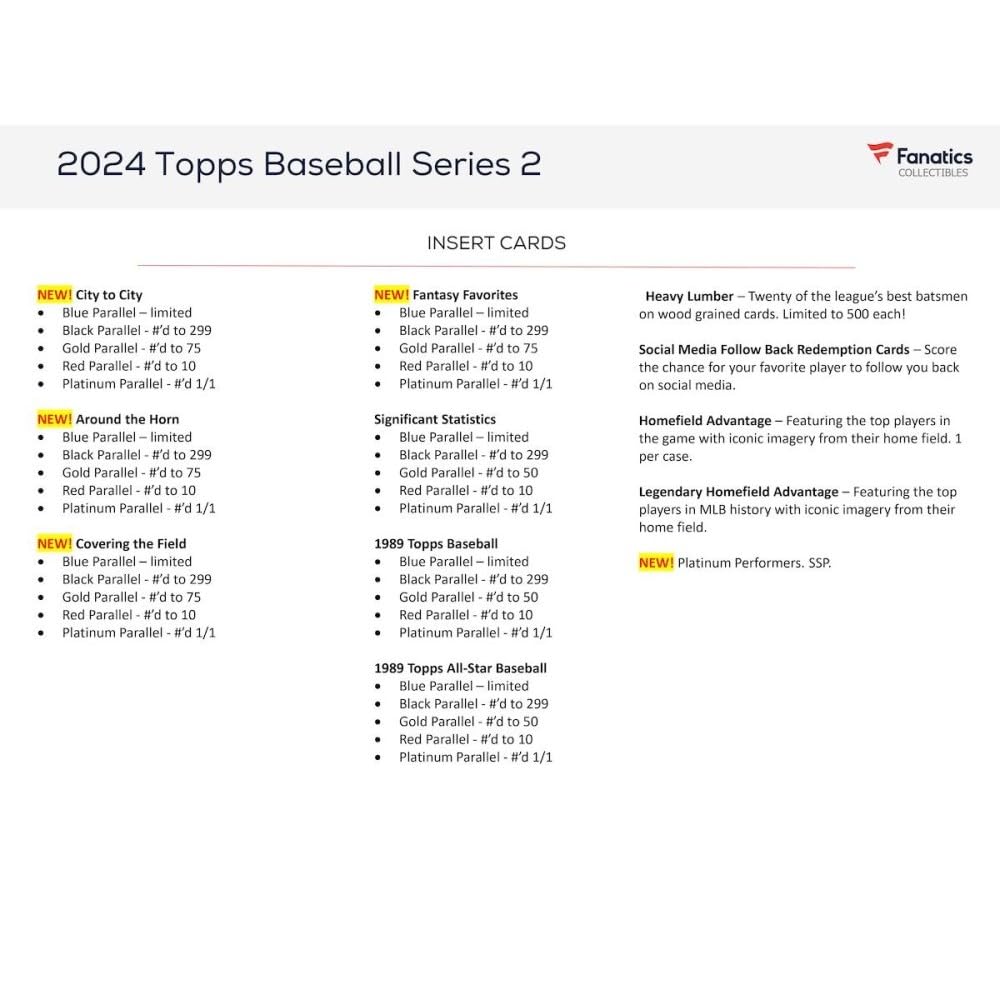 Коробка для розничной продажи бейсбольных мячей Topps Series 2 2024 года.