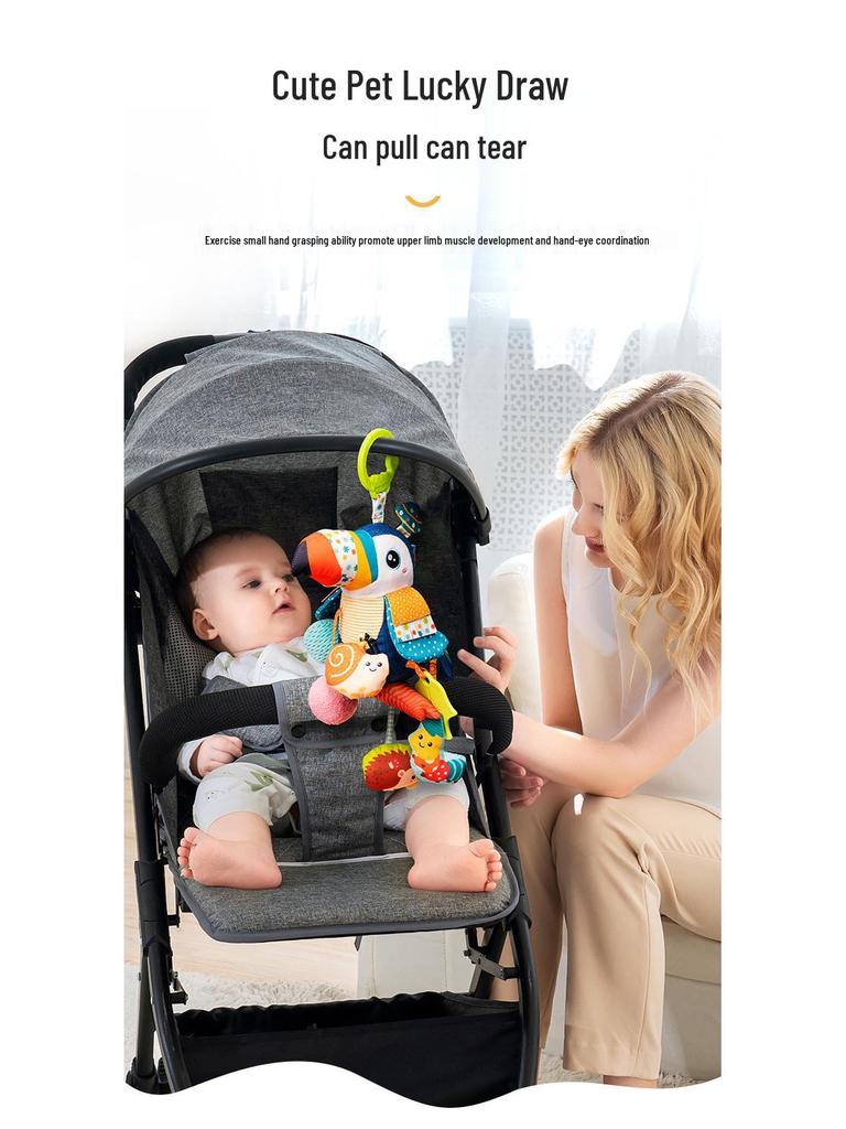 Jollybaby Подвесная игрушка для кроватки новорожденного, на ощупь и на ощупь, игрушка для коляски