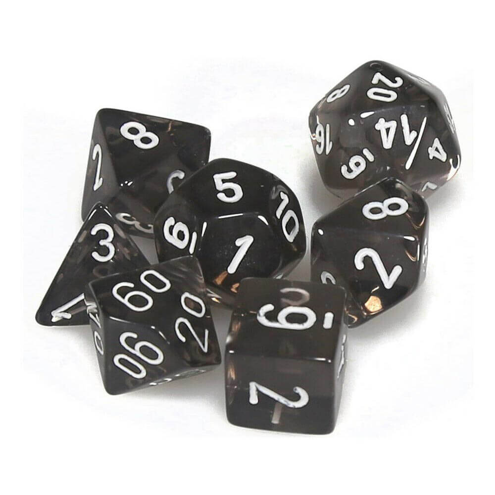 Набор кубиков D7 Прозрачный Поли (7 кубиков)