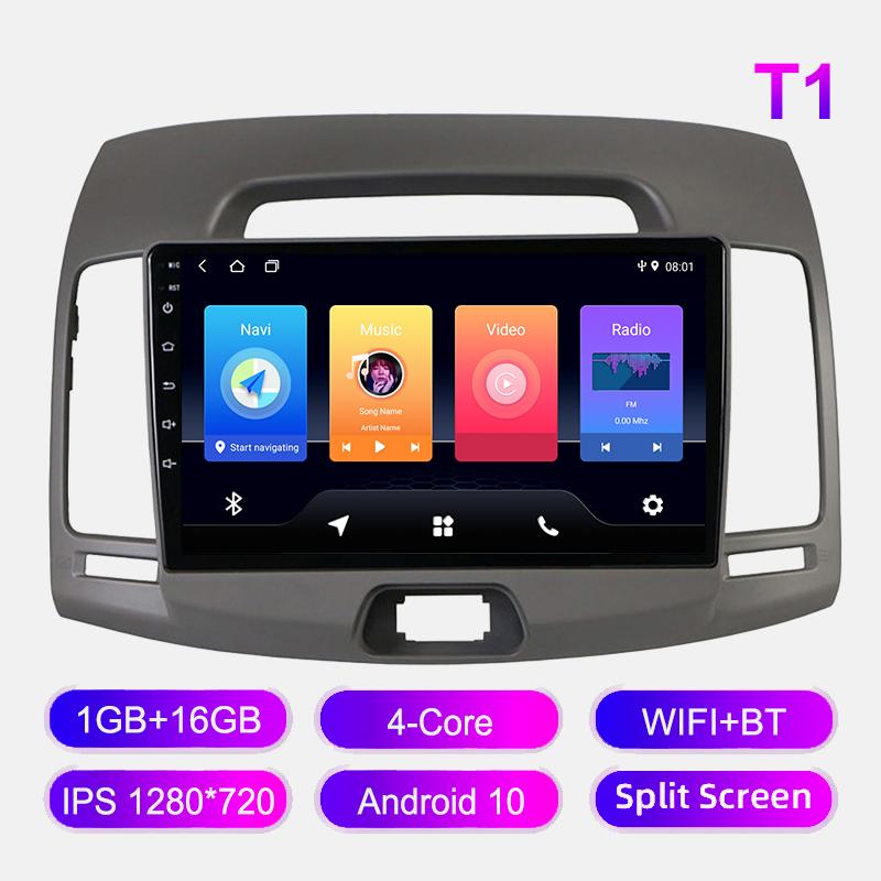 9 Inch Android Navigation GPS For Hyundai Elantra 4 HD 2006-2012 Car Radio Multimedia Video Player Auto Stereo Carplay 4G WIFI