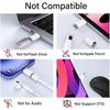 Lightning to USB C Adapter for Charging & Data Transfer Type C Charger Connector Cable Lightning Female to USB C Male Adapter