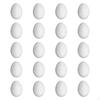 20Pcs Solid Simulation Pigeon Eggs for Hatching Help Laying White Agricultural Tool