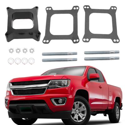 Замена фенольной проставки карбюратора с комплектом винтов и прокладки. Квадратная проставка карбюратора с открытым центром для Holley 4150/4160