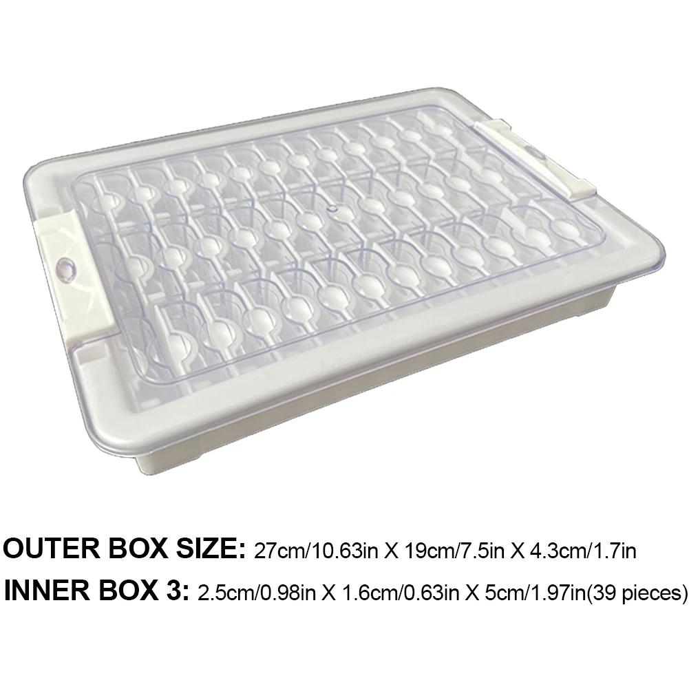 9/15/21/24/26/39 Grids Plastic Organizer Box Diamond Painting Accessories Box Bead Jewelry Storage Box Diy Art Craft Container