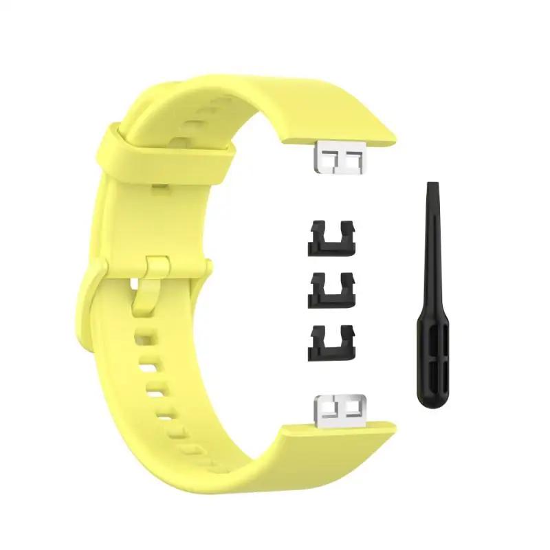 Silicone Band For Huawei Watch Fit Strap Smartwatch Accessories Replacement Wrist Bracelet Correa Huawei Watch Fit 1 Gift Strap