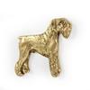 Schnauzer - Dog brooch in decorative box, elegant gold-plated pin, Art-Dog brand jacket pin