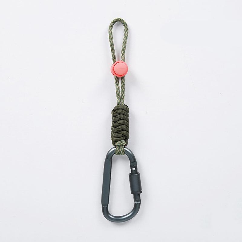 Paracord Water Bottle Hook 1 Carabiner Heavy Duty Clip Portable Multi-functional Tool for Sports Travel