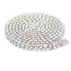 1 Yard 2 Rows Close Rhinestone Chain High Gloss 90cm Length AB Rhinestone Chain for DIY Jewelry