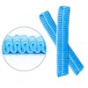 10PCS/Set Disposable Hair Shower Cap Non Woven Pleated Anti Dust Hat Hotel Salon Supplies Set Blue Color