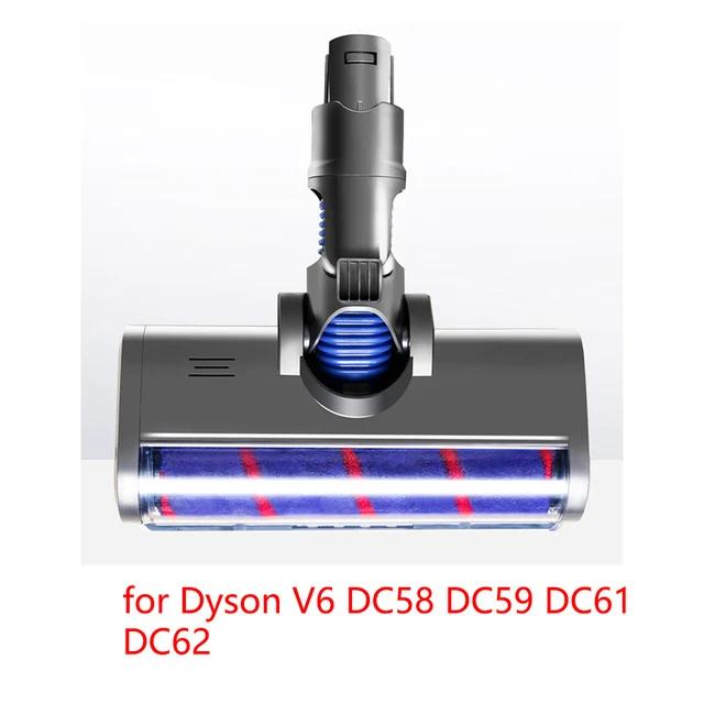 Моторизованная насадка-щетка для пола для пылесосов Dyson V6 V8 V7 V10 V11 V10Slim V12 Detect Slim, мягкая роликовая щетка