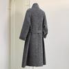 Women's Stand Collar Double-Faced Wool Coat