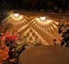 Solar Wall Lamp For Garden, 6 Leds, Outdoor Lamps