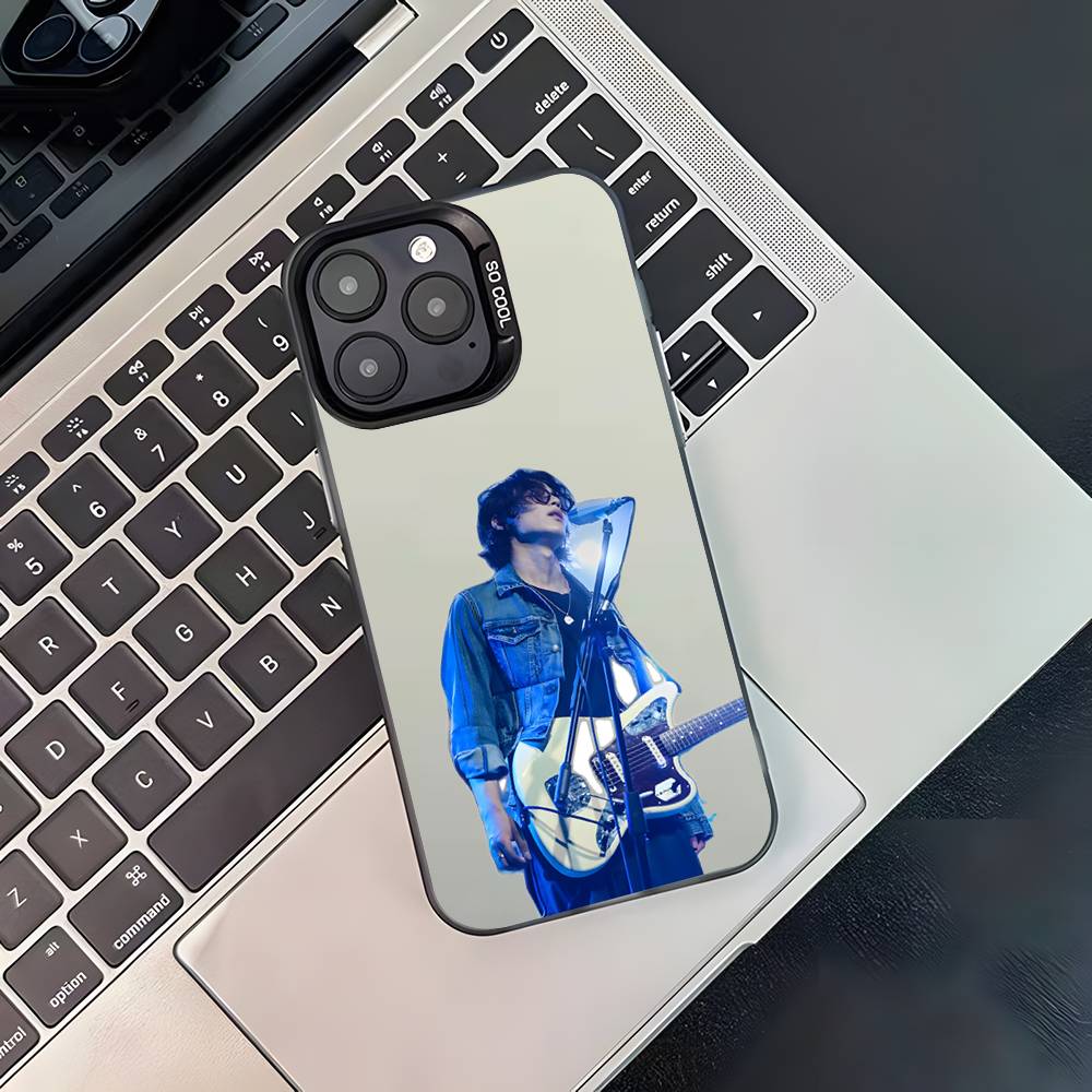 Чехол для телефона Wave To Earth Summer Flows для iPhone 17,16,15,14,13,12,11,Pro,Max,Plus,Черный Матовый Ударопрочный Чехол