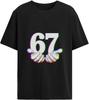 Six Seven 67 Meme Design Funny 1pcs T-Shirts Set Women Graphic Design Pure Cotton Unisex Fashion Casual Round Neck Loose T-Shirt