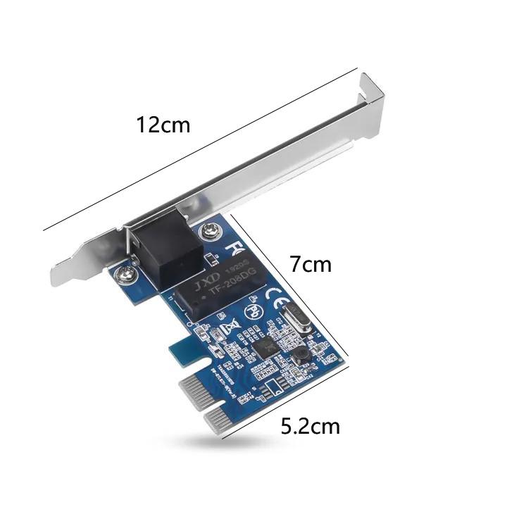 Сетевой адаптер 1000 Мбит/с PCIE - RJ45 Сетевая карта 1000 Мбит/с RJ45 PCI Express конвертер LAN Etherent Gigabit адаптер для настольного ПК