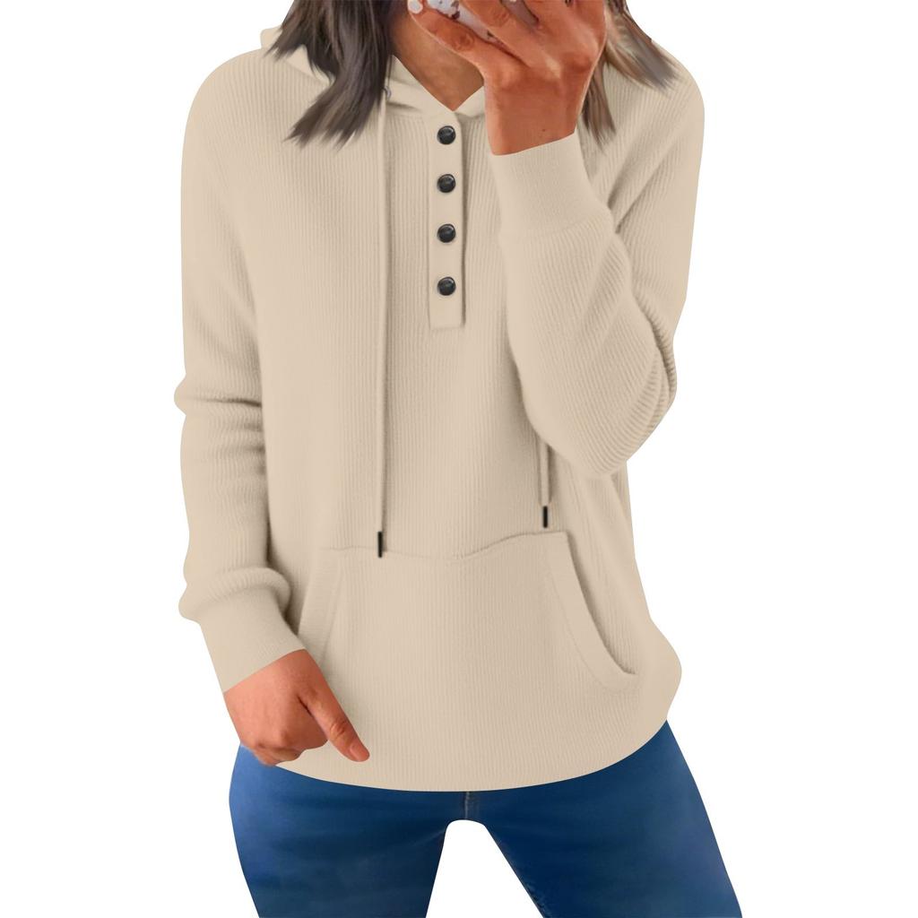 Women's Fashion Lightweight Long Sleeve Pullover Sweatshhirt