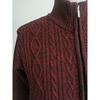 Men's Thick Knit Stand Collar Cardigan